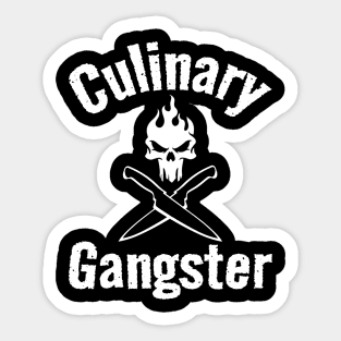 Culinary Gangster - Chef Knife & Flame Sticker